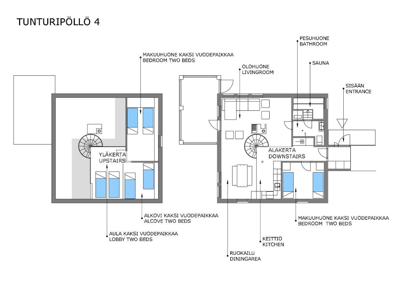 Дома для отпуска Tunturipöllö 4 Рука